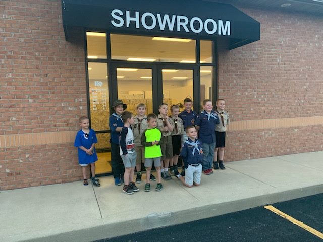Aviston IL Boy Scout Troop Visits K&D Countertops