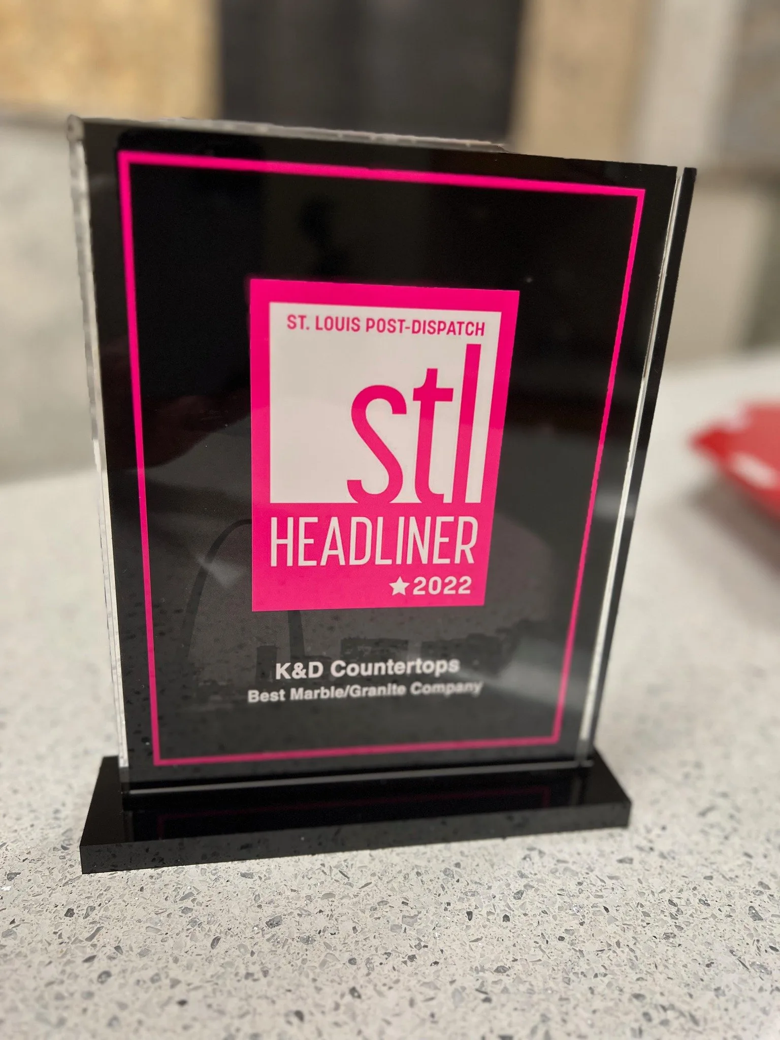 K&D Countertops Voted Best Countertop Company in St. Louis​