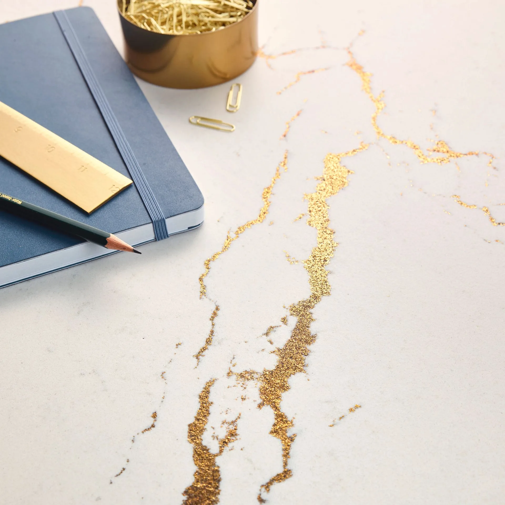 Cambria Berkshire Brass Satin Ridge