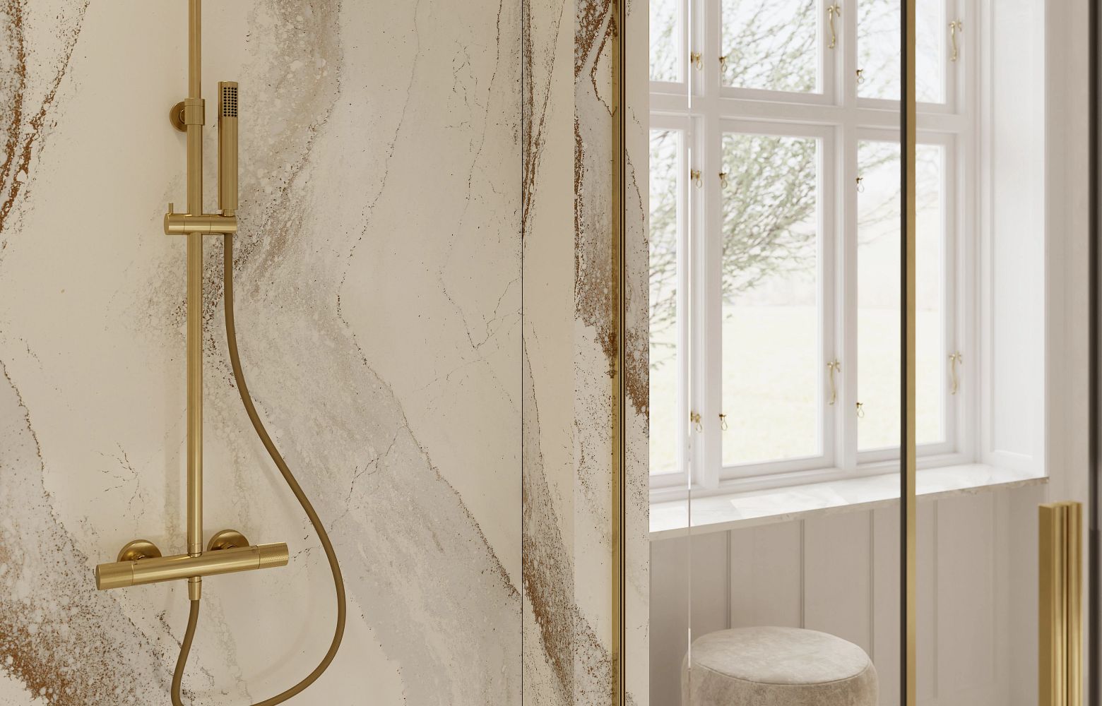Cambria Windsor Brass