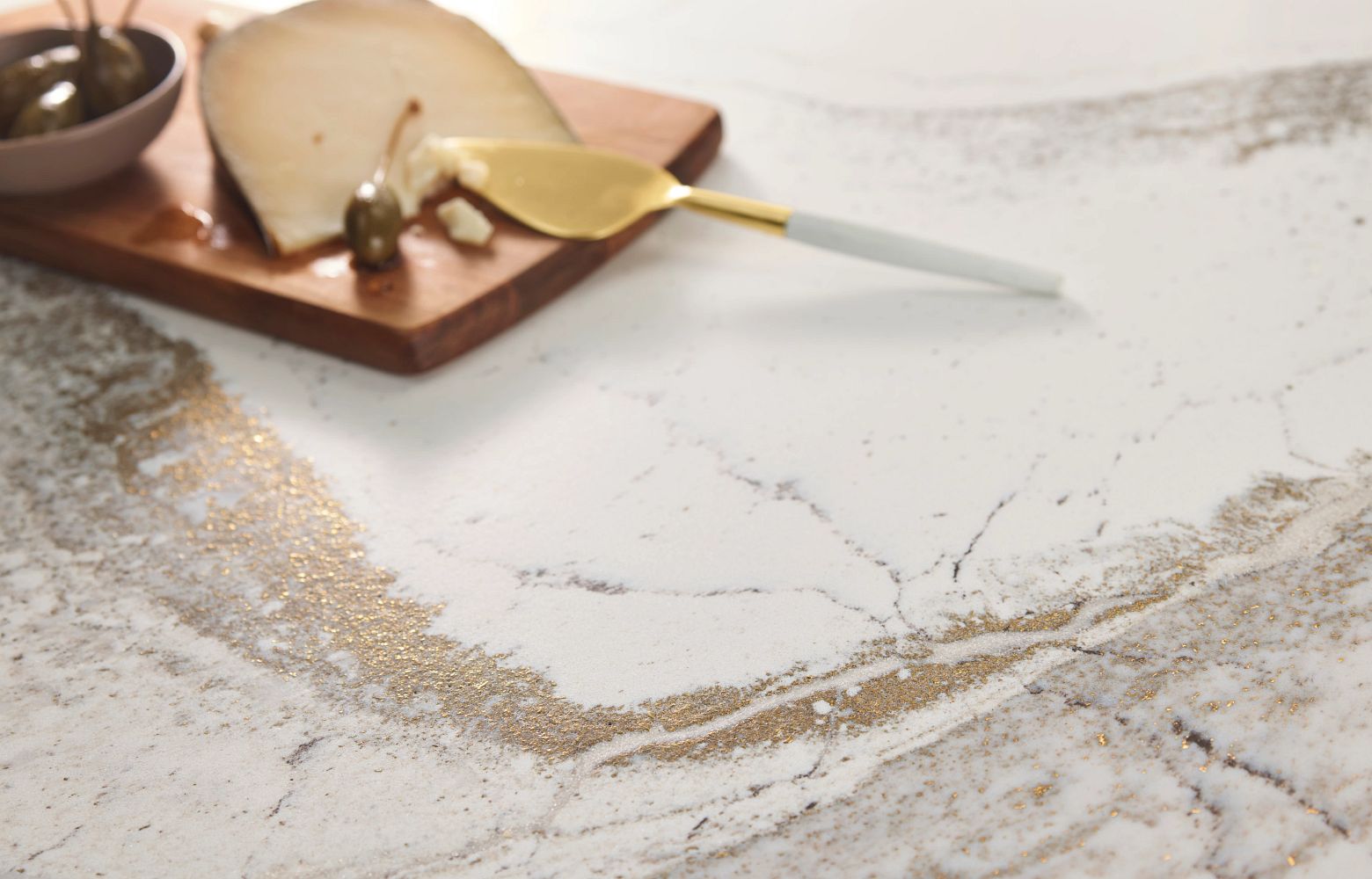 Cambria Windsor Brass Satin Ridge