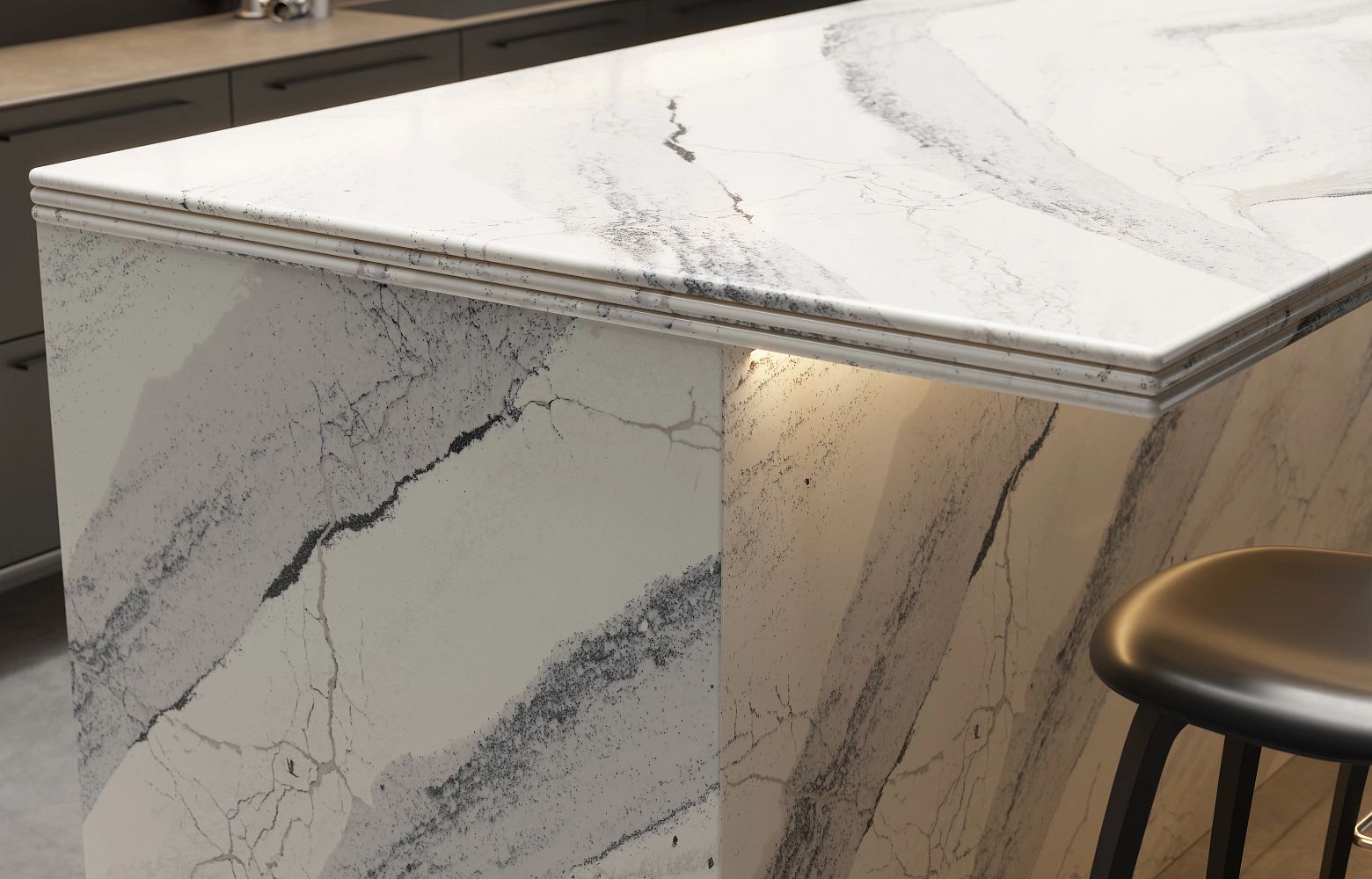 Cambria Windsor Steel Satin Ridge