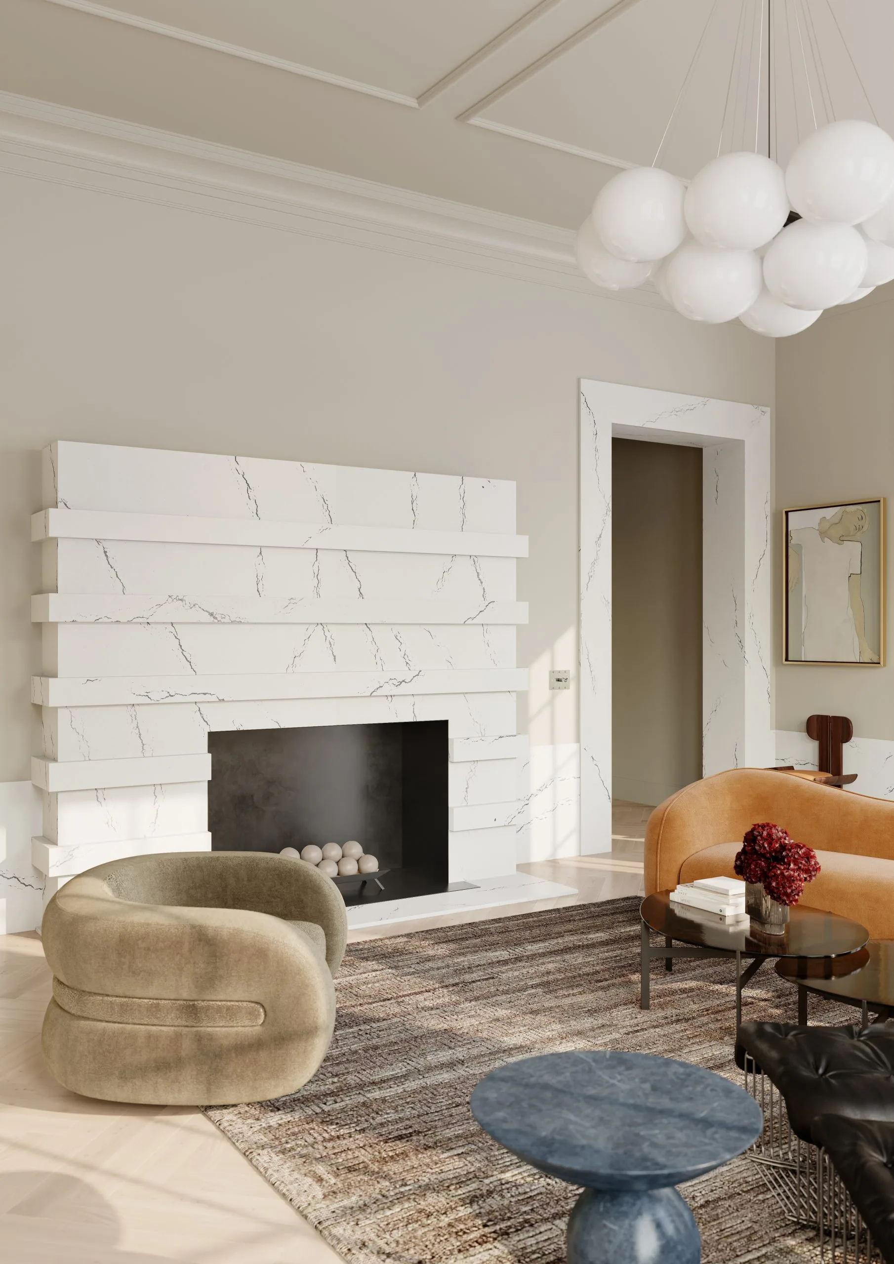 Cambria Berkshire Steel Satin Ridge